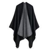 Poncho effen Veenhuizen