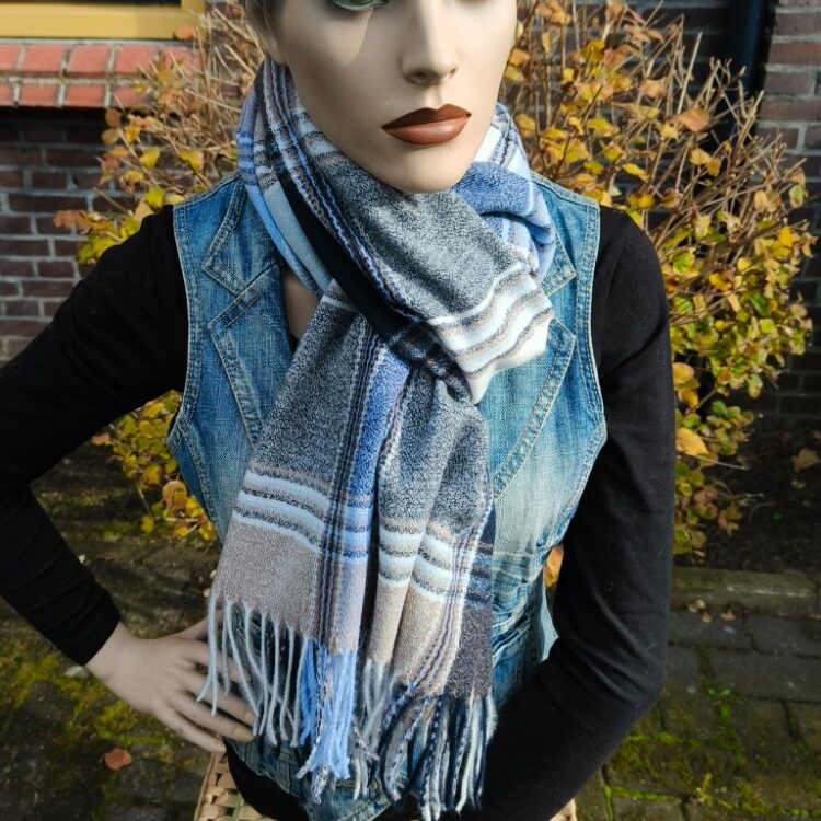 Wintersjaal dun Hollandscheveld