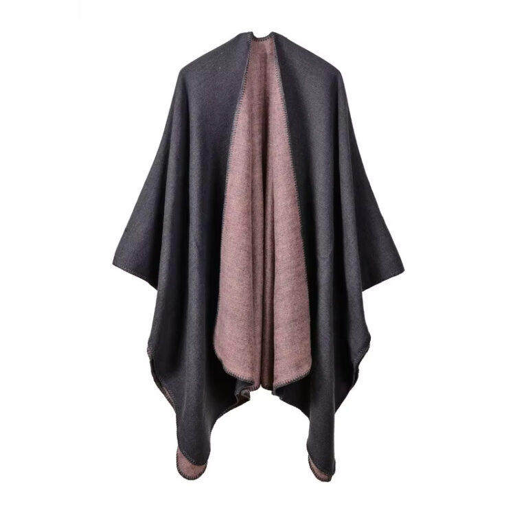 Poncho effen Schoonebeek