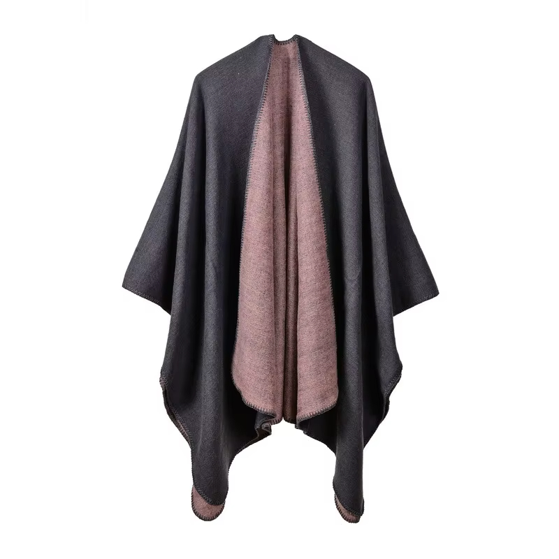 Poncho effen Schoonebeek