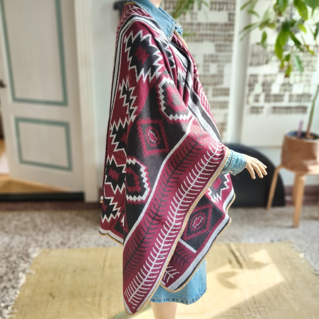 Poncho etnisch Midlaren - Afbeelding 4