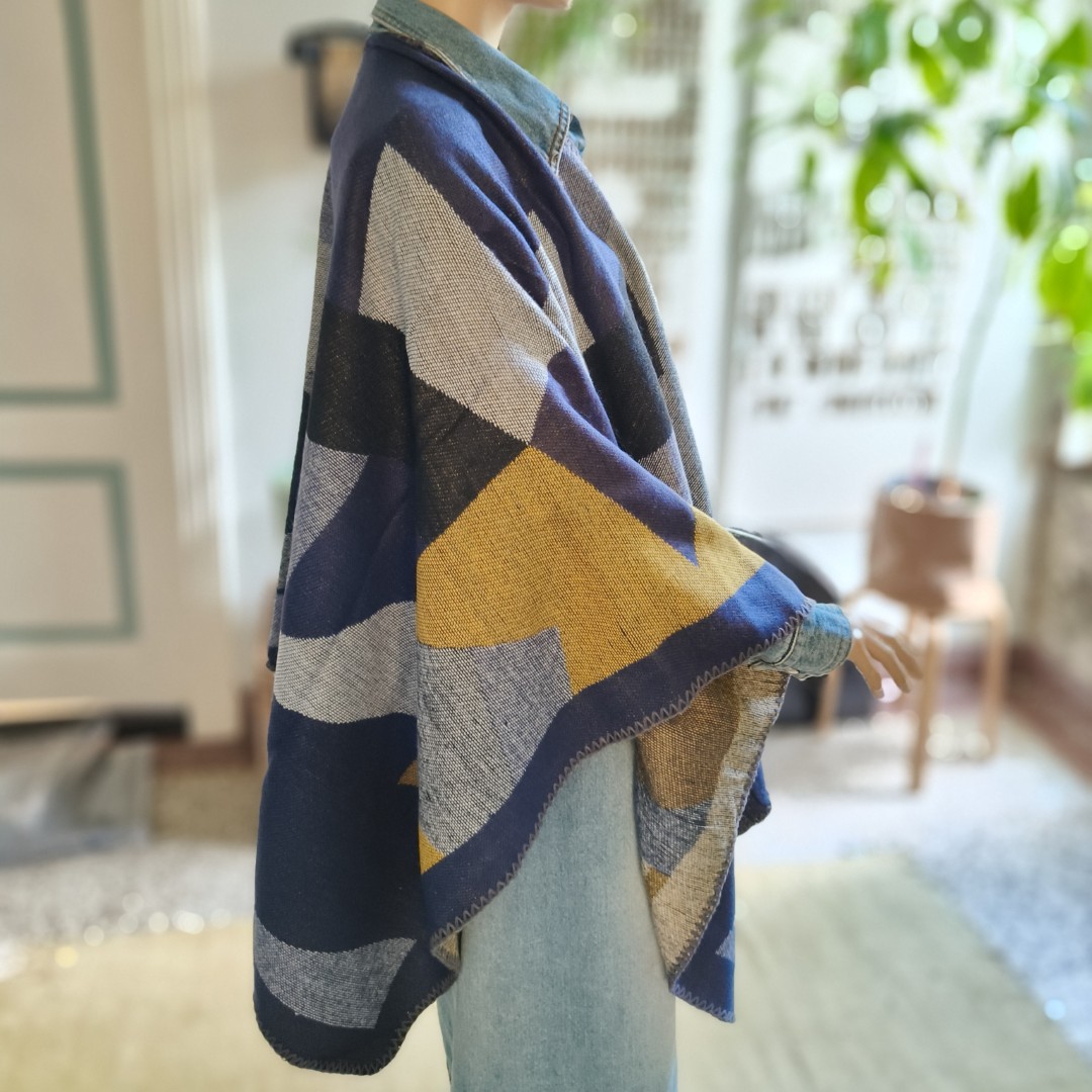 Poncho blok Ruinerwold - Afbeelding 3