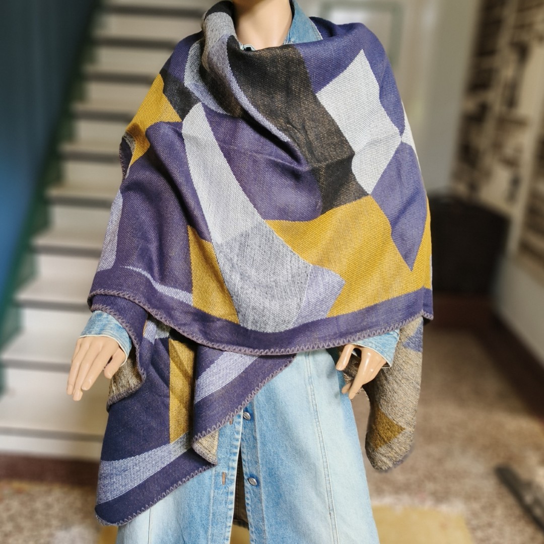 Poncho blok Ruinerwold - Afbeelding 2