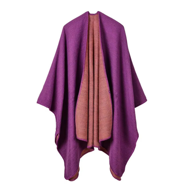 Poncho effen Westlaren