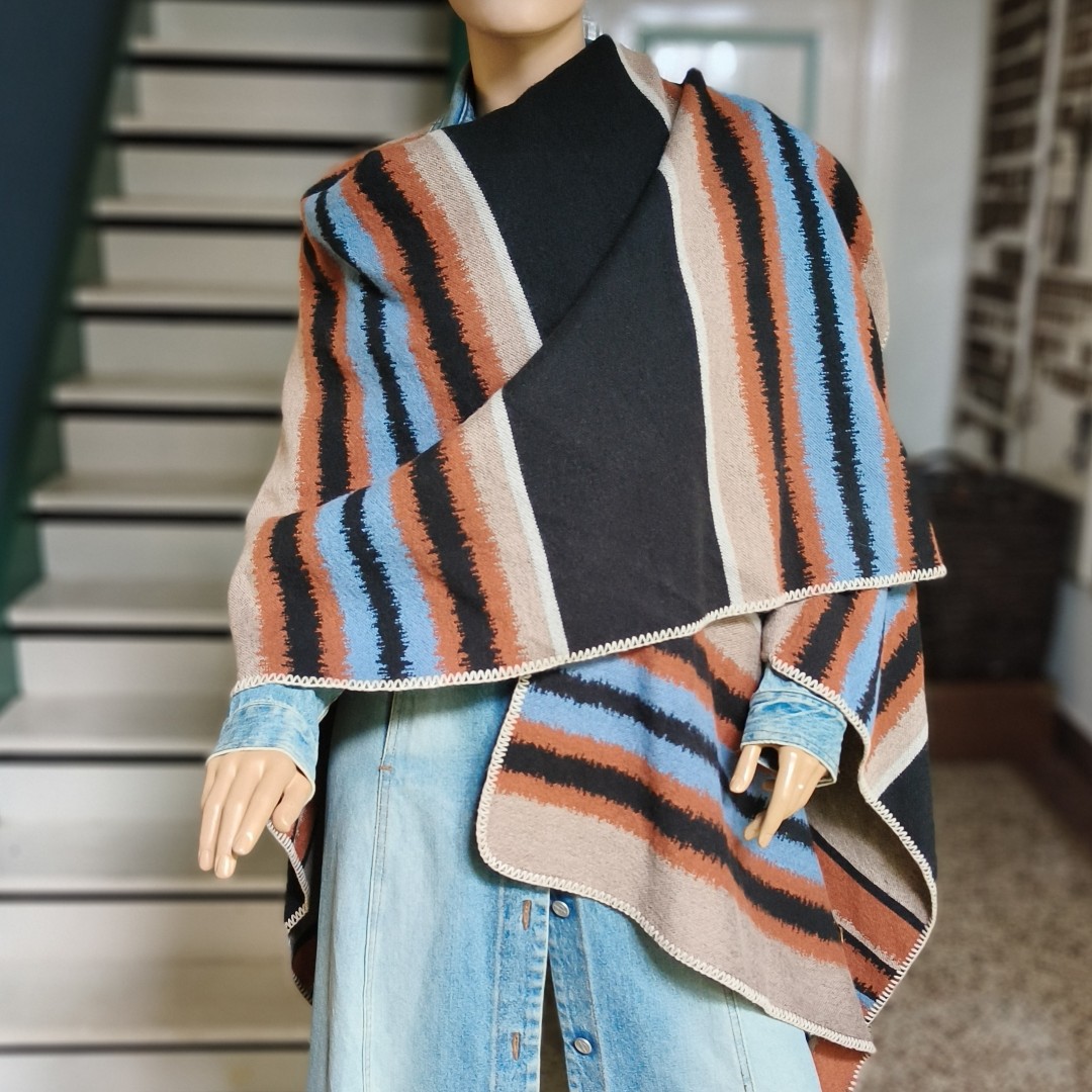 Poncho strepen Wilhelminaoord - Afbeelding 2